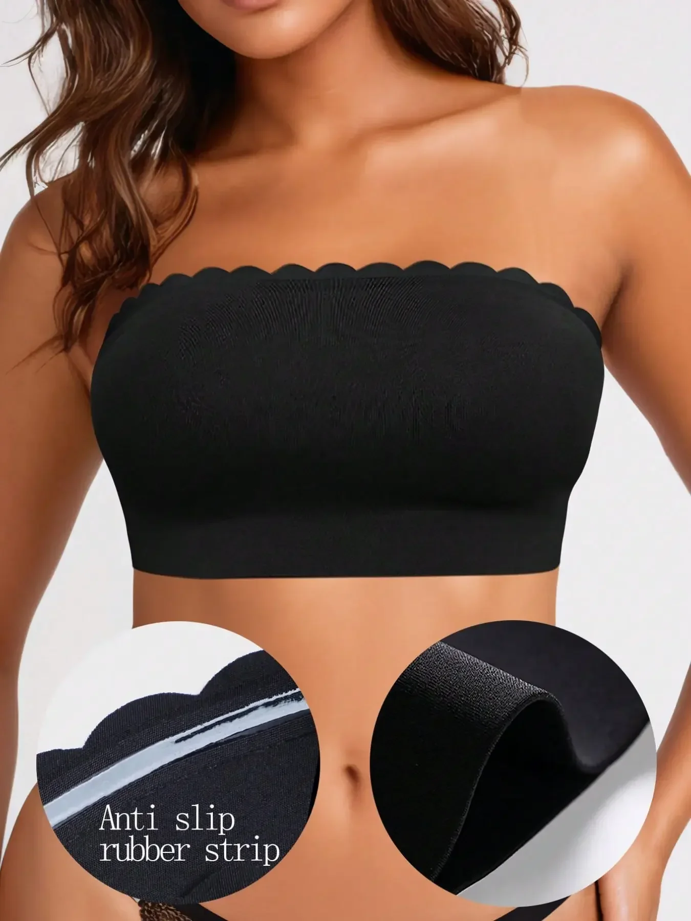 Bralette Wireless Soft - Sutiã sem alças feminino, sutiã bandeau