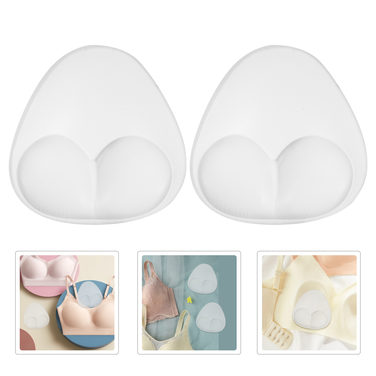 1 Par de Almofadas de Silicone - Push Up Bra Padded avaliação e preço