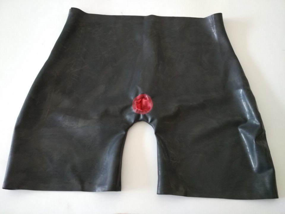 Homens feitos à mão látex borr - Boyshort Underwear avaliação e preço